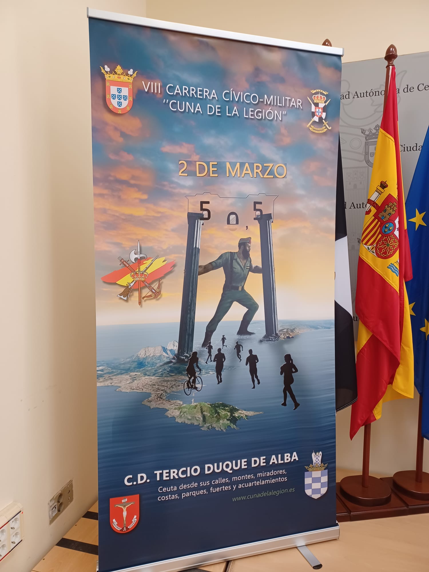 Ya se ha presentado la carrera cívico militar de la VIII Cuna de la Legión Ya se ha presentado la carrera cívico militar de la VIII Cuna de la Legión