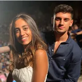 María Tawfik y su hermano María Tawfik y su hermano