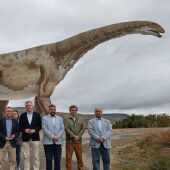 Escultura a tamaño real del Turiasaurus Riodevensis