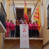 Ágora tiñe de rosa la Vila Joiosa. Ágora tiñe de rosa la Vila Joiosa.