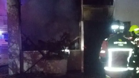 Incendio pabellón del Carmen Incendio pabellón del Carmen