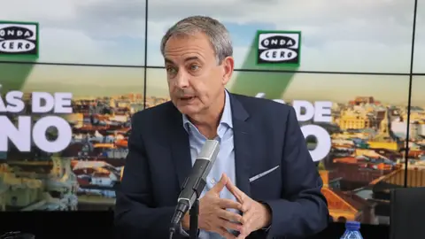 El expresidente José Luis Rodríguez Zapatero en 'Más de uno' El expresidente José Luis Rodríguez Zapatero en 'Más de uno'