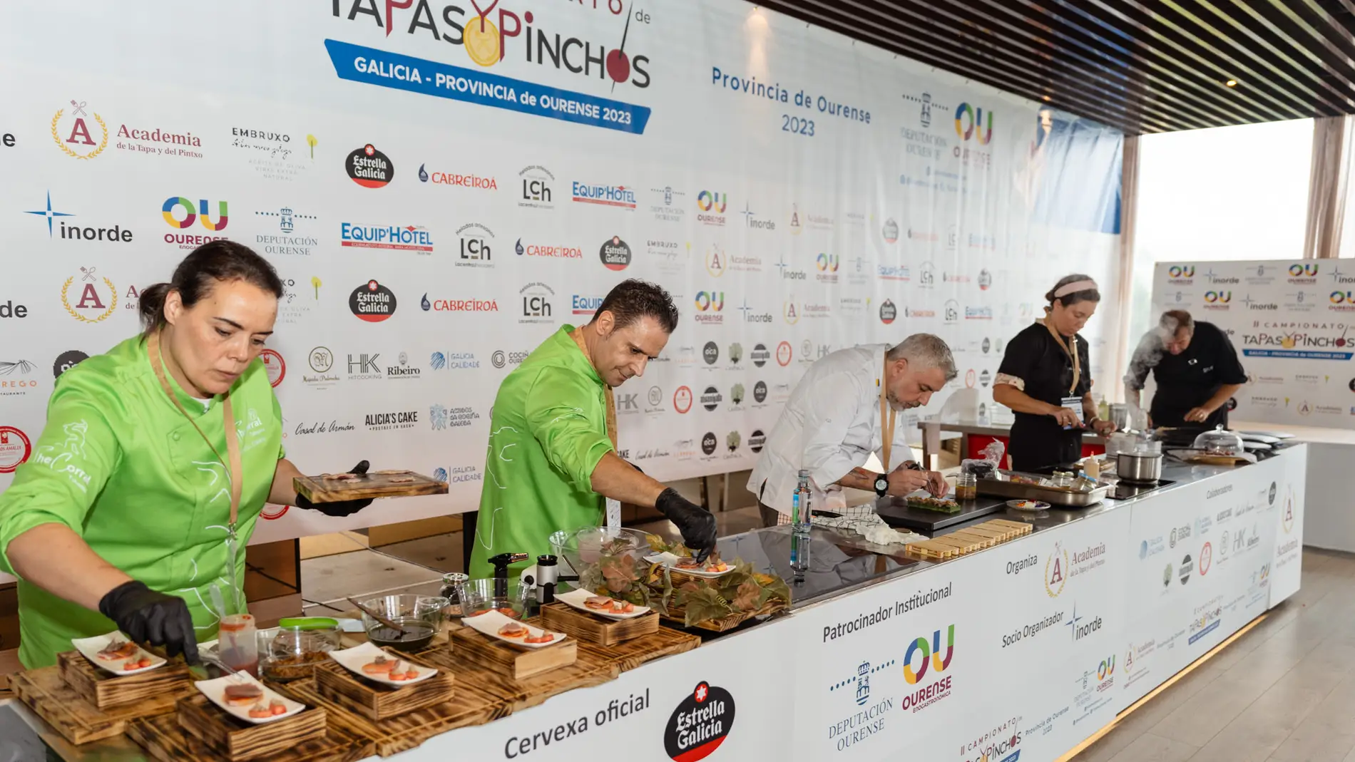 Corenta cociñeiros compiten pola mellor tapa no II Campionato de Tapas e Pinchos de Galicia 