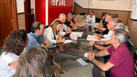 Reuni&oacute;n del PSOE en Arcos de la Frontera