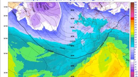 Las temperaturas bajan desde hoy en toda Canarias