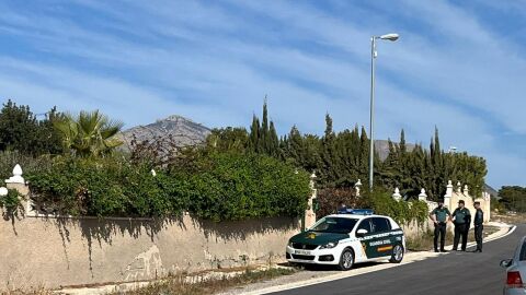 Guardia Civil en la partida rural de El Moralet en una imagen de archivo