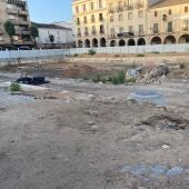 La plaza de España de Don Benito espera un nuevo proyecto de obra tras los fallos detectados en el anterior