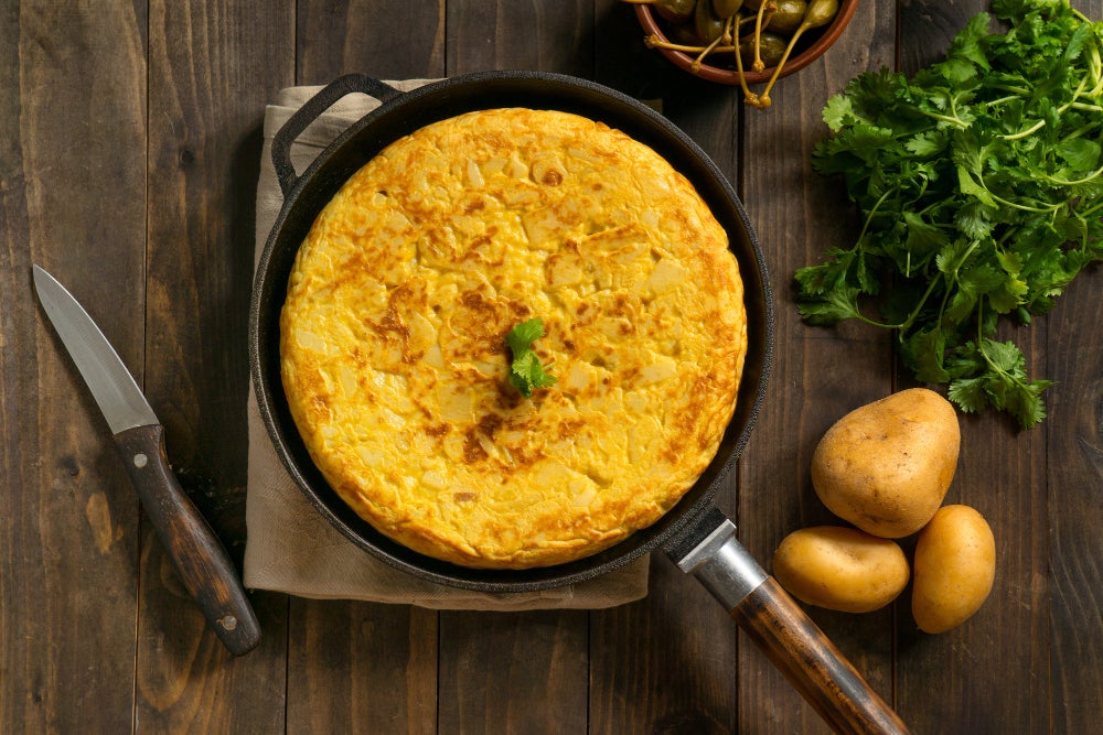 Gastronomía de Borbotó: tortillas, bocadillos de carne de caballo y coca de calabaza con canela Gastronomía de Borbotó: tortillas, bocadillos de carne de caballo y coca de calabaza con canela