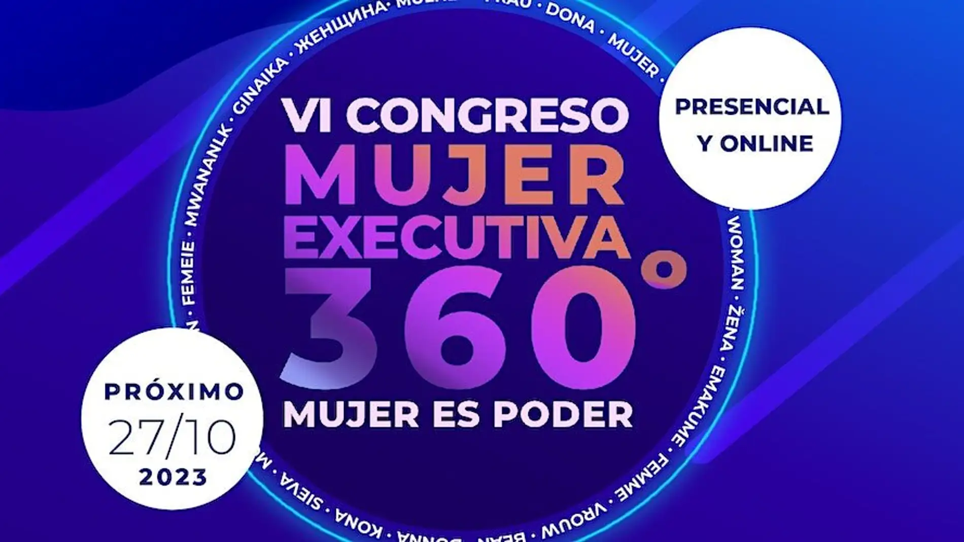 El VI Congreso Mujer Executiva 360º analizará el próximo 27 de octubre en Badajoz los retos para una igualdad efectiva 