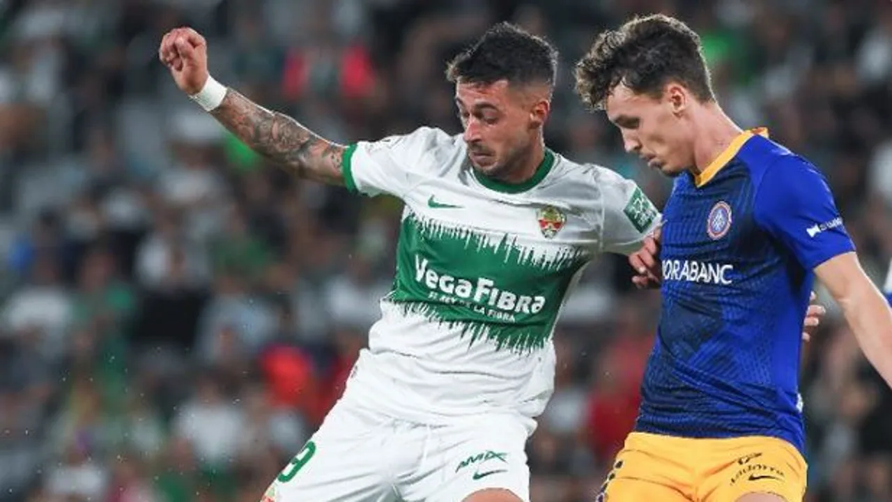 Sergio León, en el partido contra el Andorra