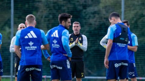 Entrenamiento del Oviedo