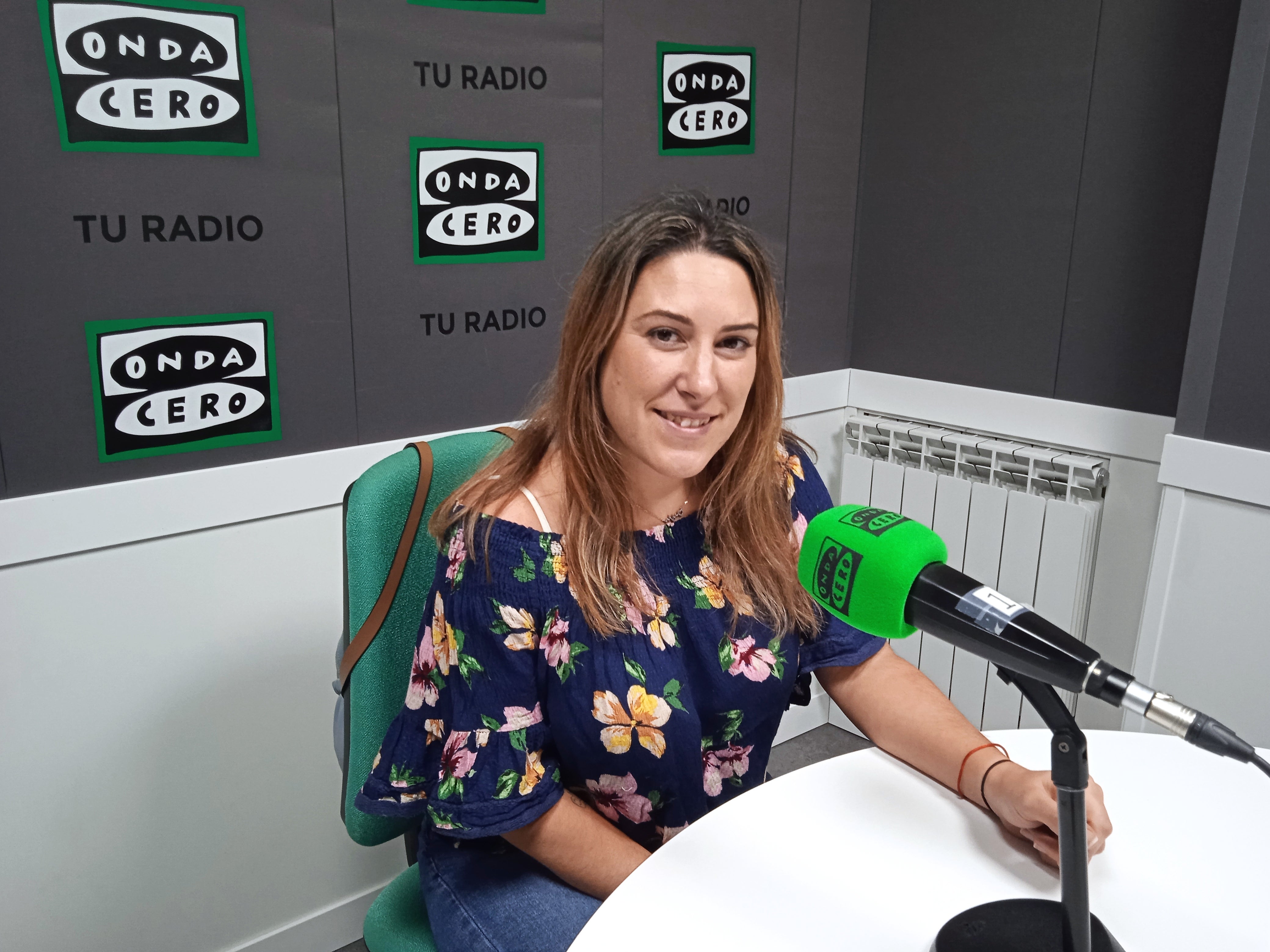 Tamara Navarro en la Cadena de turolenses Tamara Navarro en la Cadena de turolenses