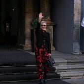Meryl Streep baila al son de las gaitas en Oviedo