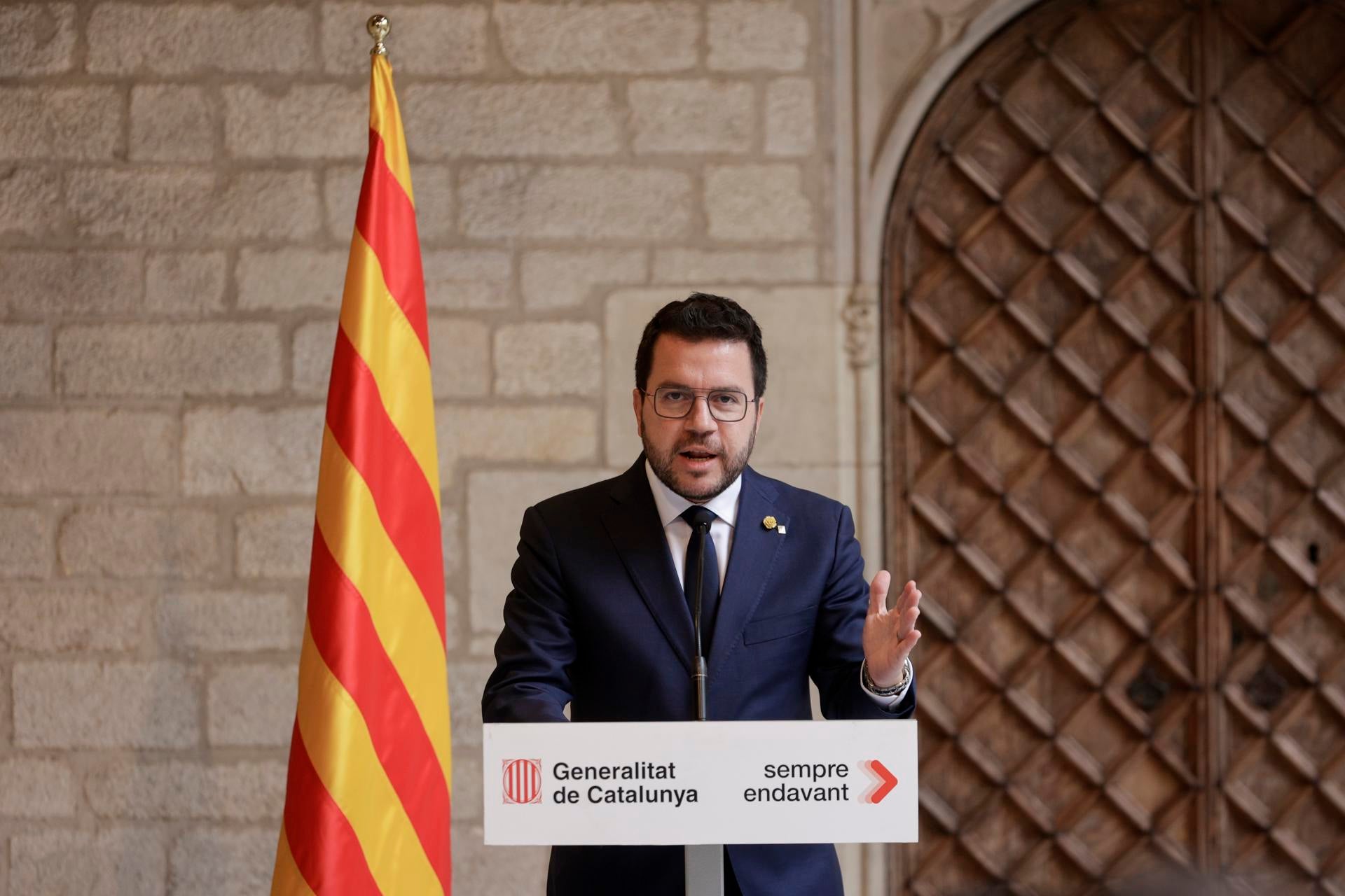 Pere Aragonès y los presidentes del PP debaten sobre la amnistía en el Senado con la ausencia del Gobierno Pere Aragonès y los presidentes del PP debaten sobre la amnistía en el Senado con la ausencia del Gobierno