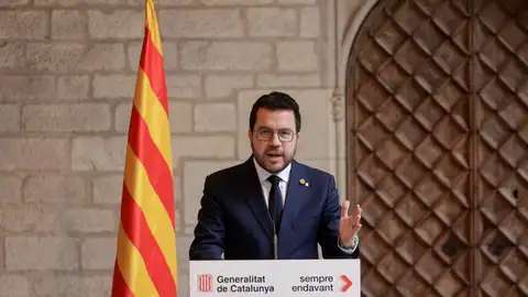 El presidente de la Generalitat de Cataluña, Pere Aragonès. El presidente de la Generalitat de Cataluña, Pere Aragonès.
