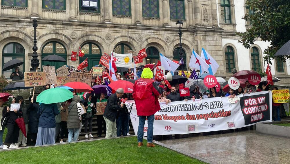 Huelga de empleados de guarderías