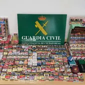 Material incautado en la operación policial Material incautado en la operación policial