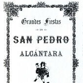 Cartel Feria San Pedro Alcántara 1896