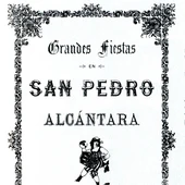Cartel Feria San Pedro Alcántara 1896 Cartel Feria San Pedro Alcántara 1896