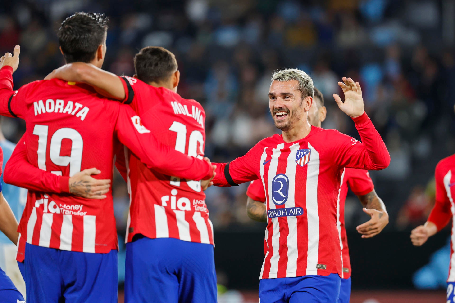 Griezmann reina en Balaídos y tumba al Celta con un 'hat-trick' Griezmann reina en Balaídos y tumba al Celta con un 'hat-trick'