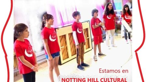 Cartel de los ensayos del Coro di Core del Club de M&uacute;sica Avellaneda