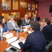 Reunión del grupo de trabajo de la candidatura de Zaragoza como sede del Mundial de Fútbol de 2030