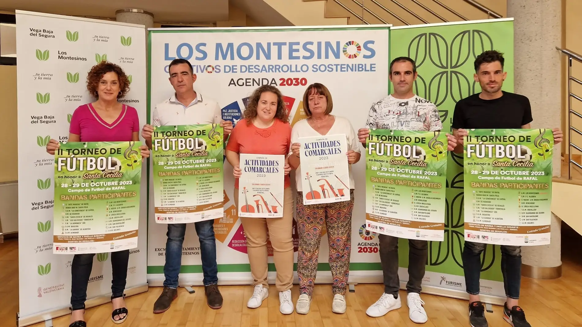 Los Montesinos presentan el II torneo de fútbol en honor a Santa Cecilia 