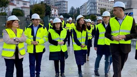 Visita obras estaci&oacute;n intermodal de Santiago