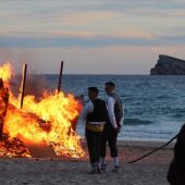 El hallazgo de la Virgen, representado por la Asociación Cultural La Barqueta