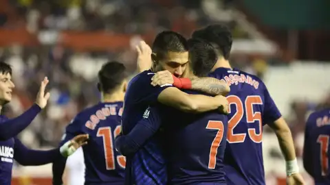 Celebración de un gol Celebración de un gol