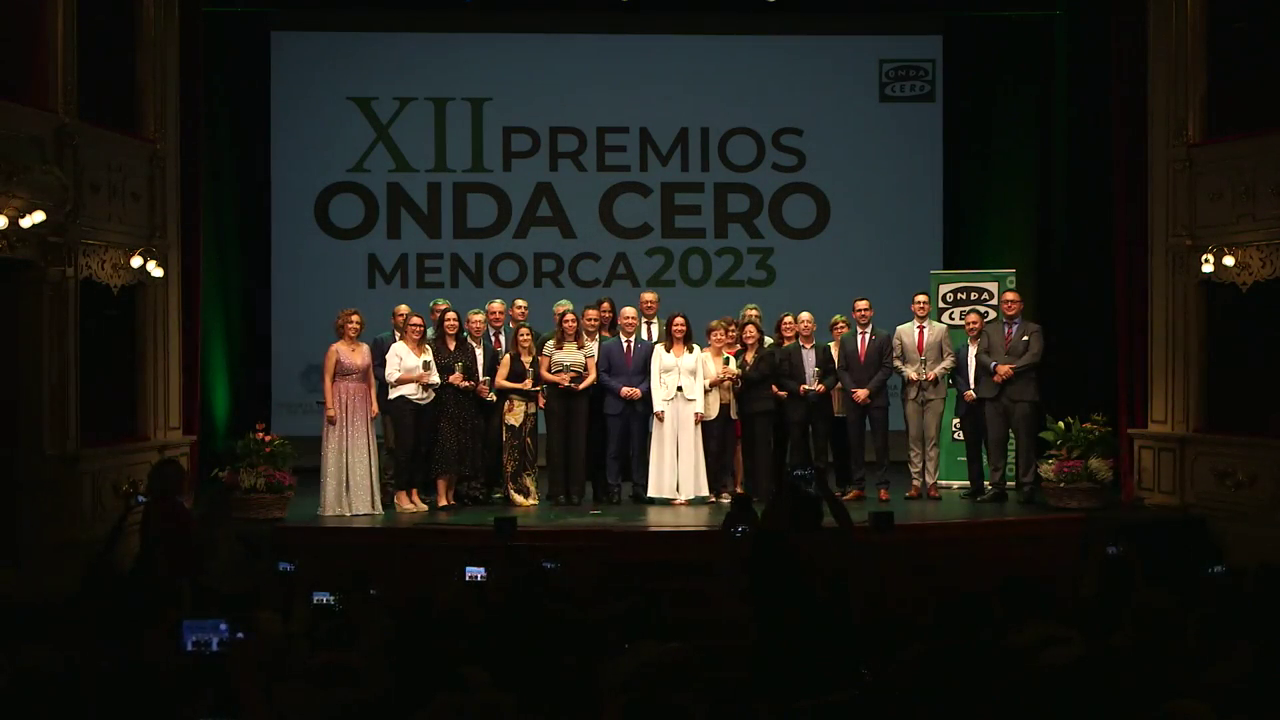 ¡Ya puedes ver la gala de los XII Premios Onda Cero Menorca! ¡Ya puedes ver la gala de los XII Premios Onda Cero Menorca!