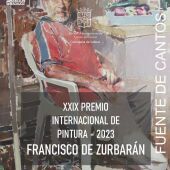 El Ayuntamiento de Fuente de Cantos convoca el XXIX Premio internacional de Pintura Francisco de Zurbarán