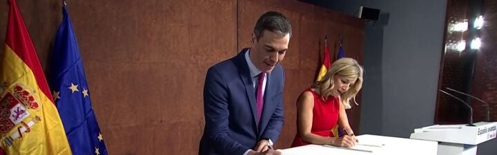 ¿Le sorprende que no aparezca la palabra amnistía en los acuerdos Sánchez-Yolanda Díaz?