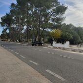 CV-50 a su paso por la Barraca de Aguas Vivas
