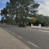 CV-50 a su paso por la Barraca de Aguas Vivas CV-50 a su paso por la Barraca de Aguas Vivas