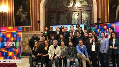 Foto oficial de la presentación del Festival de Cine de Sevilla