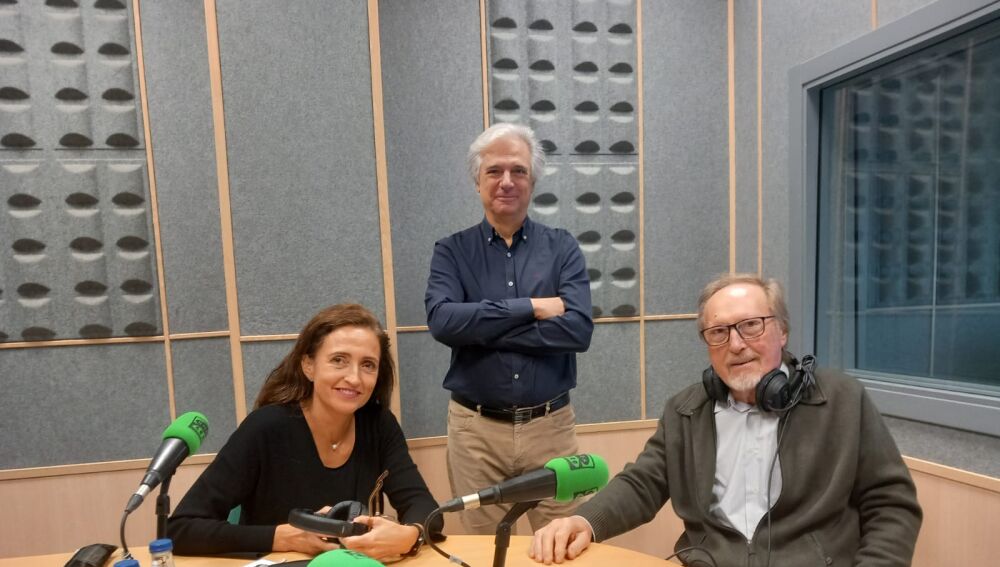 Carmen Mota, Pedro Mombiedro y Vicente Pérez Hontecillas