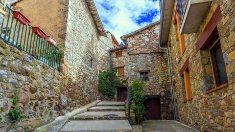 Calle en un pueblo