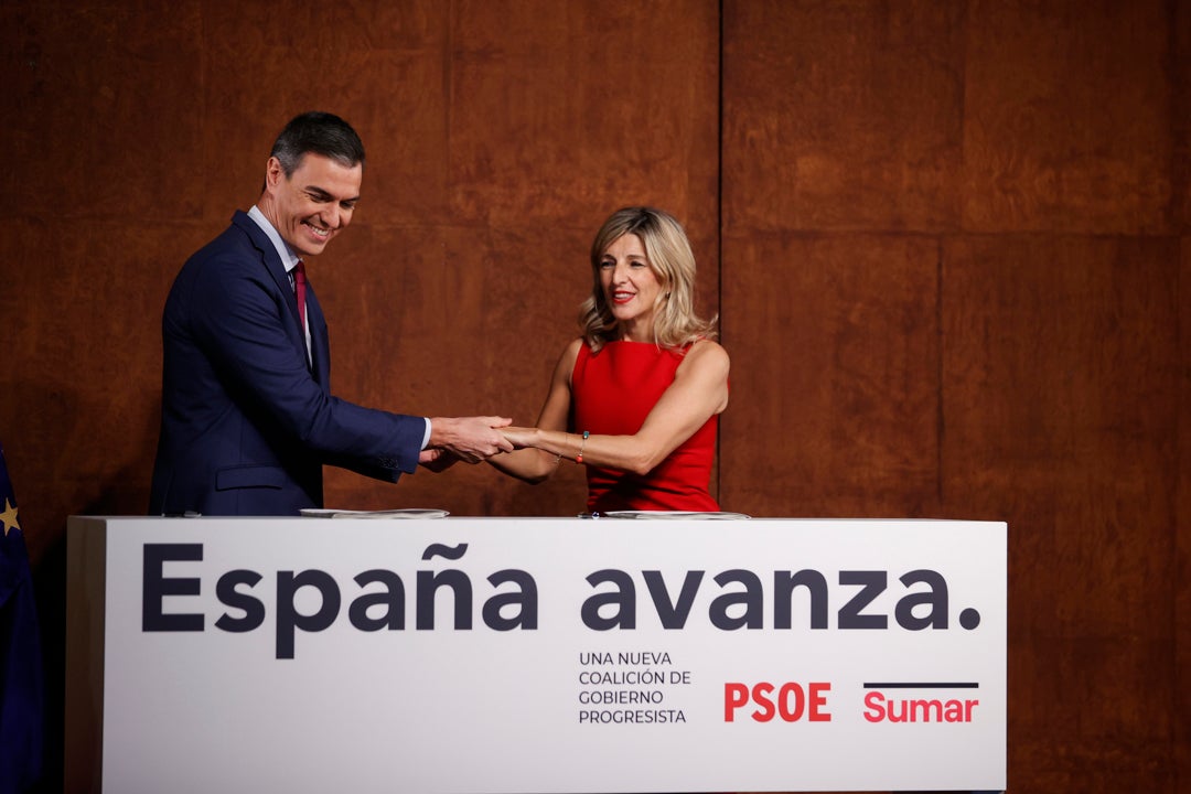 Qué pasa con la herencia universal de Sumar, tras el acuerdo con el PSOE Qué pasa con la herencia universal de Sumar, tras el acuerdo con el PSOE