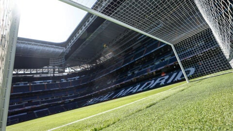 Vista del estadio Santiago Bernabeu