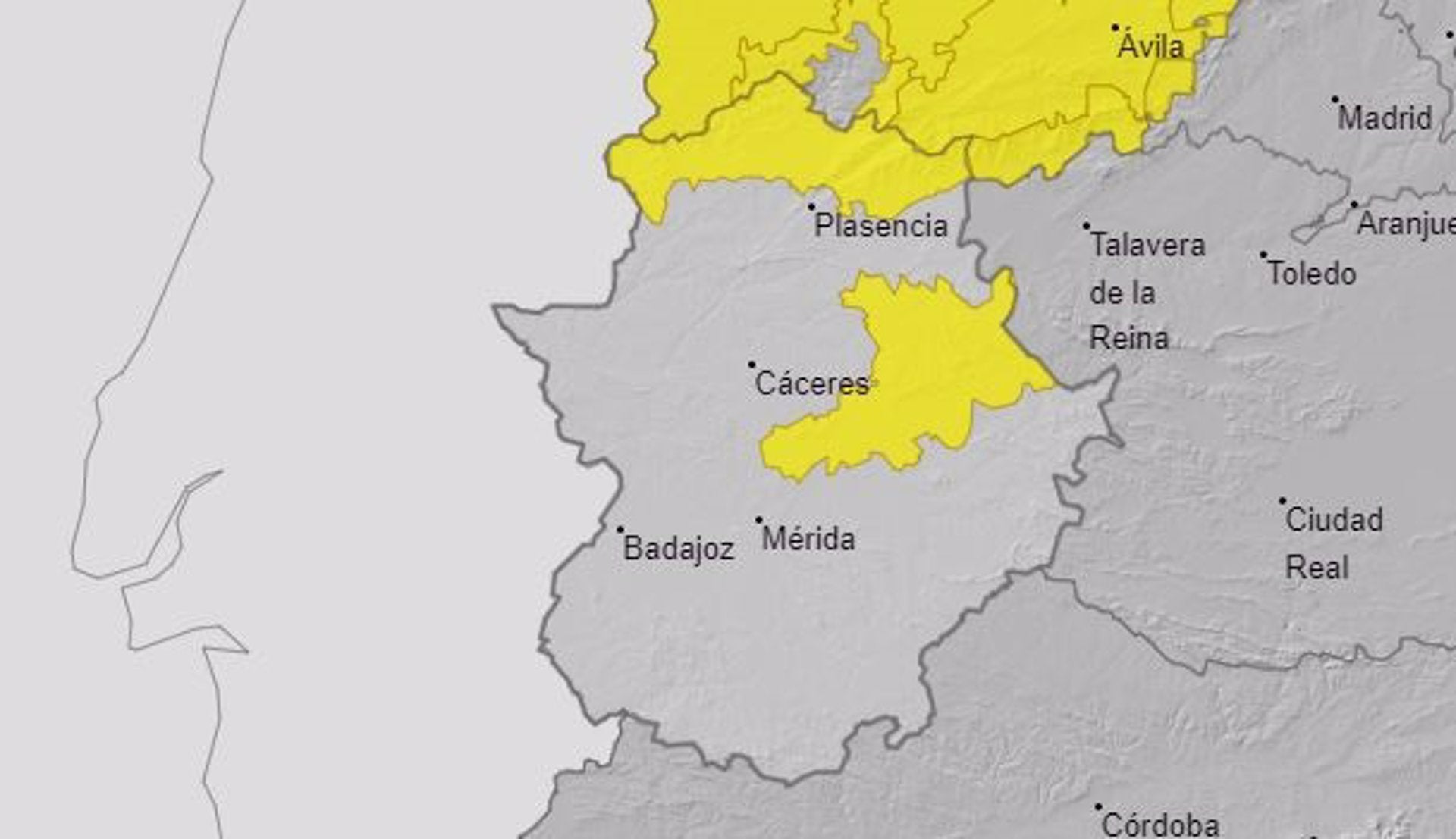 El 112 activa este jueves la alerta amarilla por viento en el norte de Cáceres y en Villuercas y Montánchez El 112 activa este jueves la alerta amarilla por viento en el norte de Cáceres y en Villuercas y Montánchez