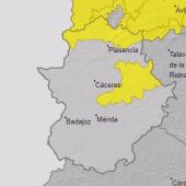 El 112 activa este jueves la alerta amarilla por viento en el norte de Cáceres y en Villuercas y Montánchez
