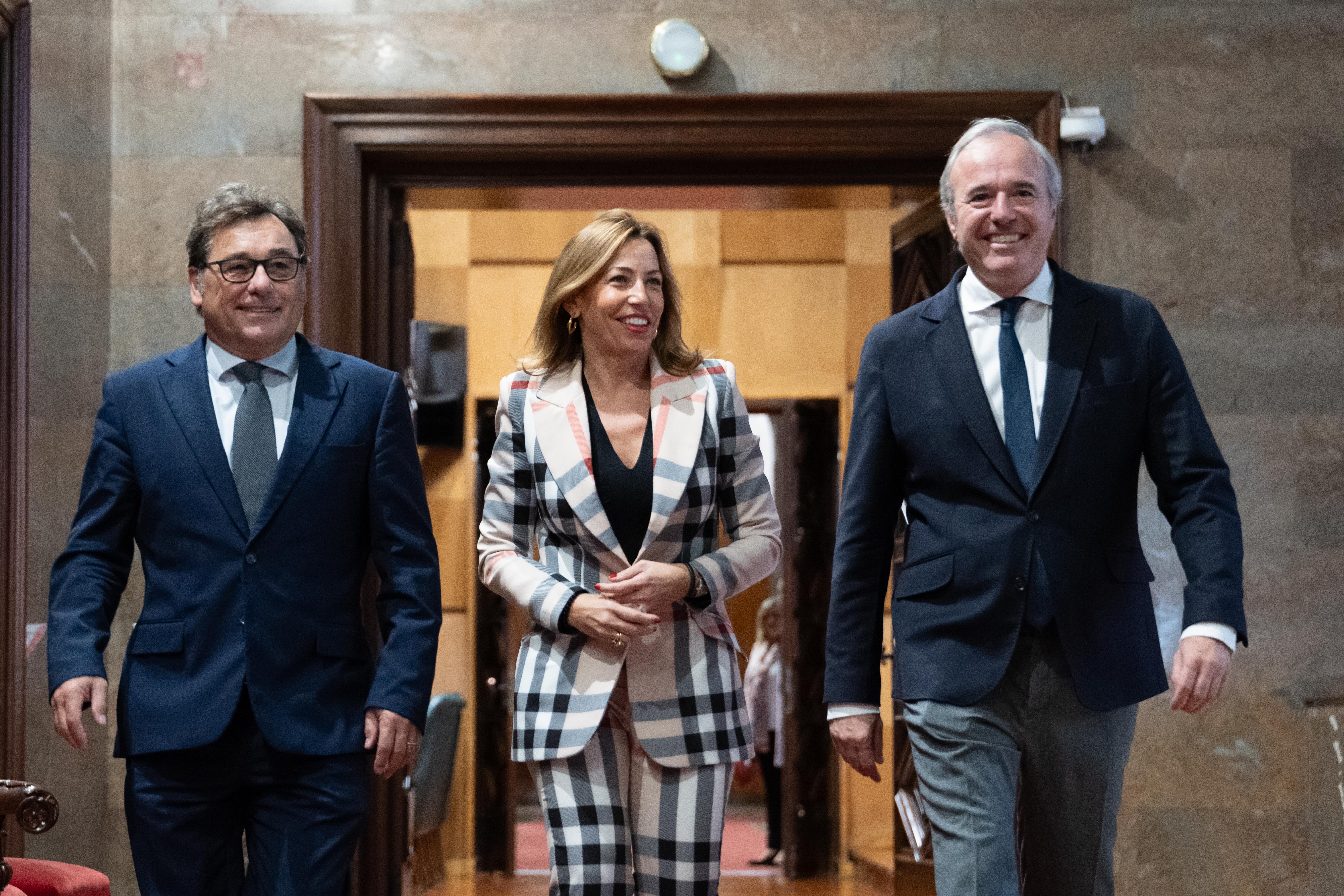 Acuerdo para impulsar el nuevo campo de fútbol en Zaragoza Acuerdo para impulsar el nuevo campo de fútbol en Zaragoza