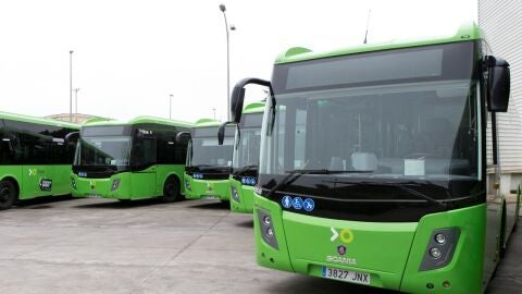 Guaguas de TITSA, empresa de transporte público de Santa Cruz de Tenerife 