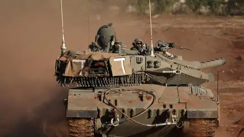 Un tanque israel tivo Merkava, el pasado 26 de octubre Un tanque israel tivo Merkava, el pasado 26 de octubre