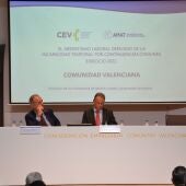 Salvador Navarro y Roca, en una jornada organizada por CEV y AMAT