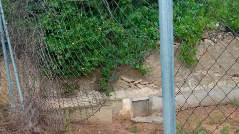 Valla rota robos campos Valla rota robos campos