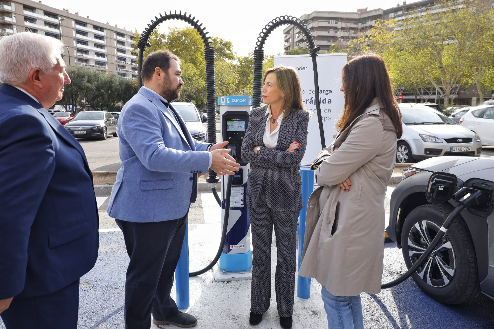 Zunder desembarca en Zaragoza con 11 estaciones de carga para coches eléctricos Zunder desembarca en Zaragoza con 11 estaciones de carga para coches eléctricos