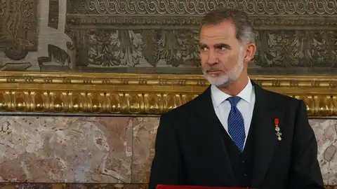 El rey Felipe VI en el momento de pronunciar su discurso El rey Felipe VI en el momento de pronunciar su discurso/ EFE/Aitor Martín POOL