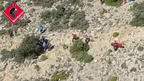 rescate en el Puig campana rescate en el Puig campana